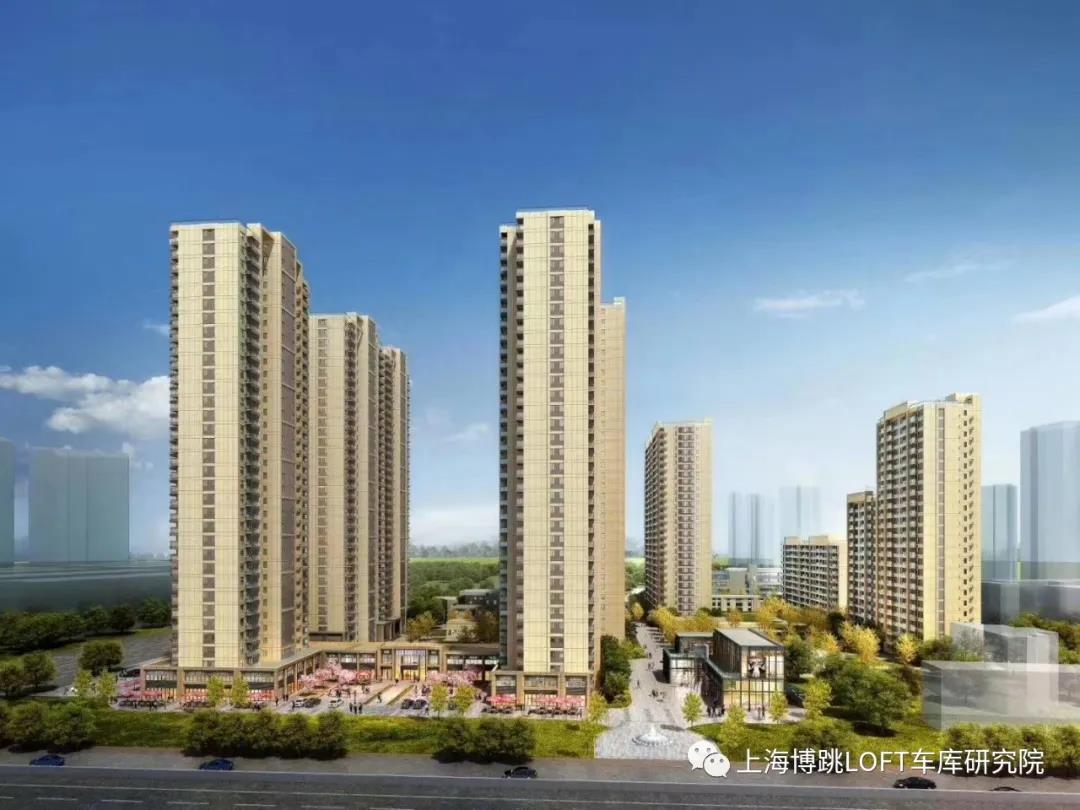 宝鸡采用了LOFT车库武汉当代集团春风十里项目现已结构封顶！